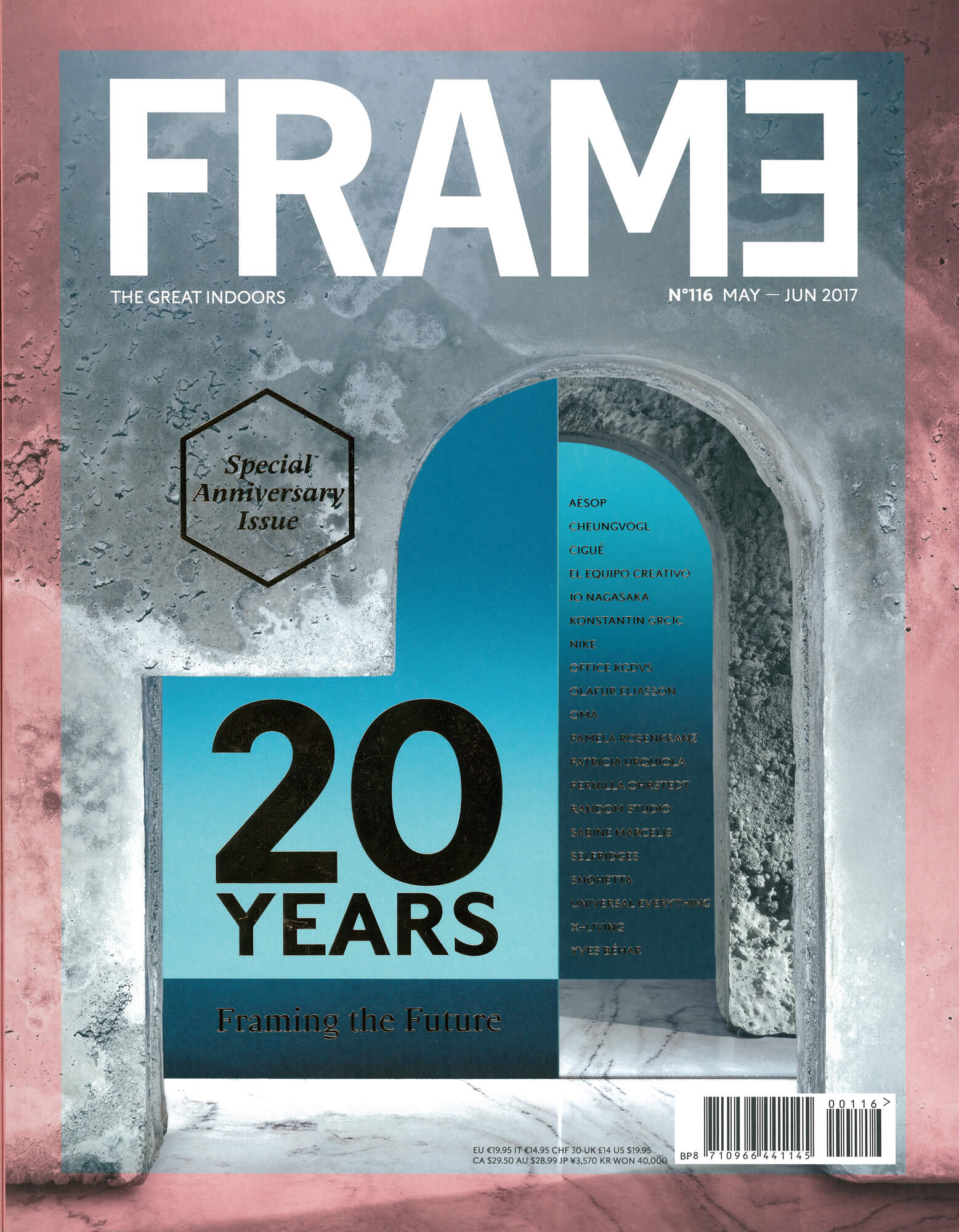 空間デザイン 誌 FRAME（オランダ）に建築設計事例が掲載されました - 建築設計 空間デザイン KTX archiLAB